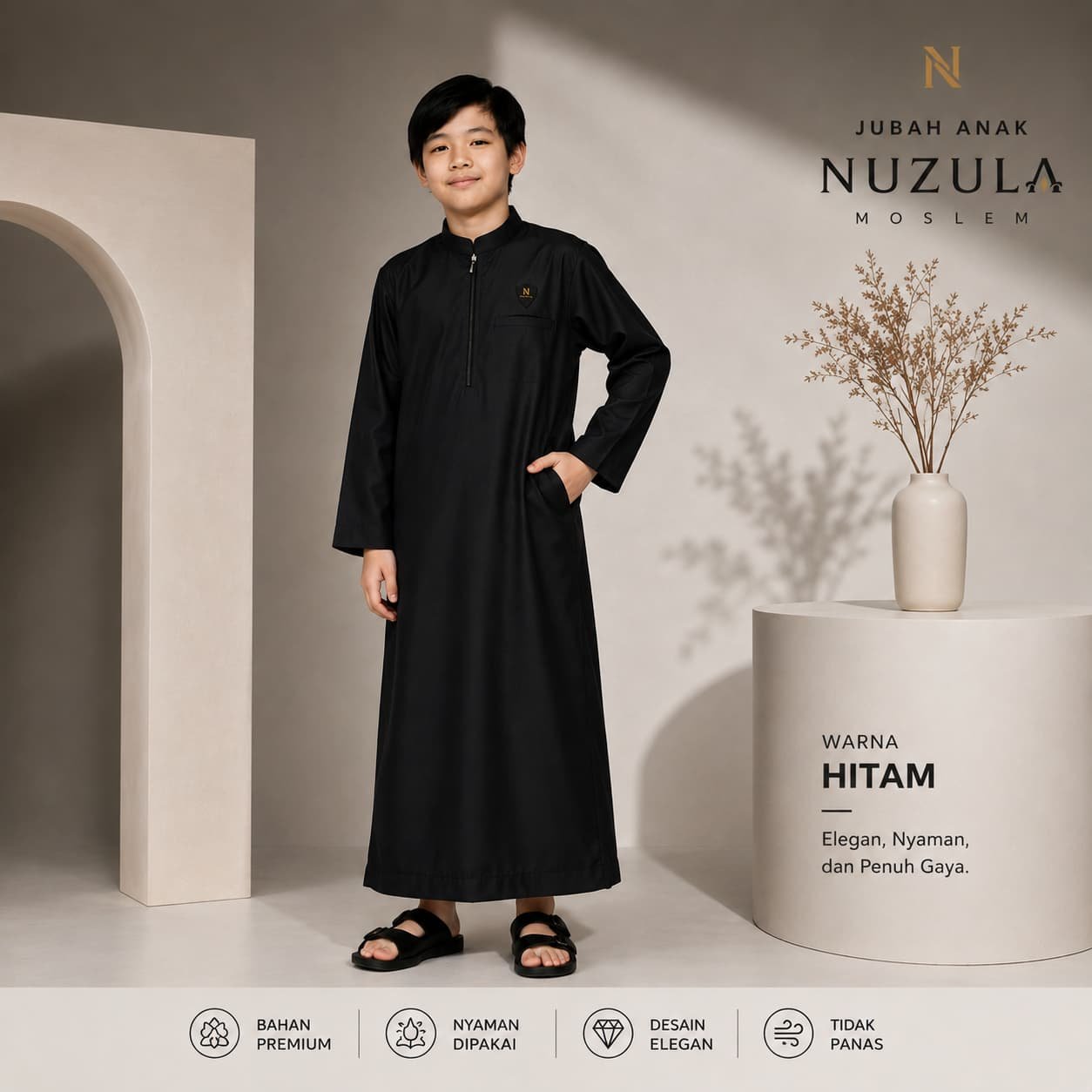 Jubah Remaja Nuzula - 3