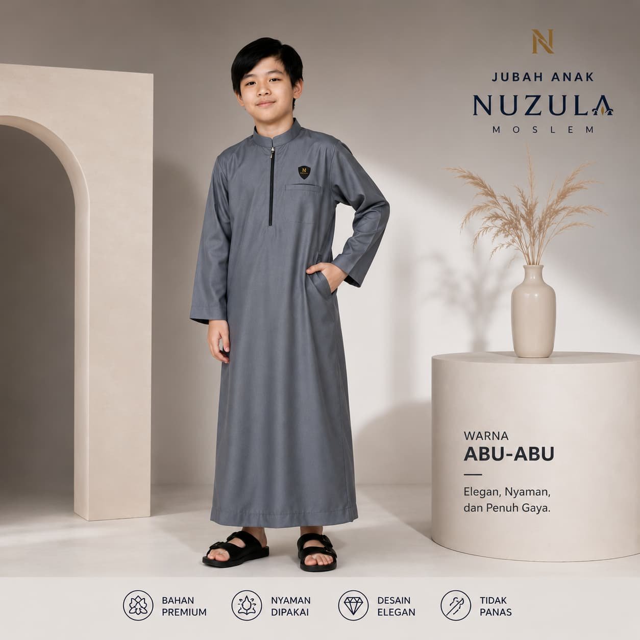Jubah Remaja Nuzula - 4